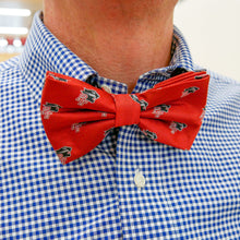 Load image into Gallery viewer, Woven Park Tudor Bow Tie
