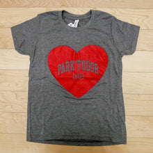 Load image into Gallery viewer, Short Sleeve Glitter Heart T-Shirt
