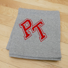 Load image into Gallery viewer, Sweatshirt Blanket w/ PT Logo.
